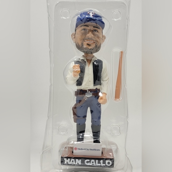 Joey Gallo Texas Rangers Han Gallo Star Wars SGA Bobblehead 2018 NIB LA Dodgers - Picture 4 of 12